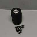 MusiBaby M68 Portable Bluetooth Speaker  Wireless Waterproof Sound for Home and Outdoor Use  Deep Bass, Dual Pairing, 24H Playtime, Compact Design (Black)