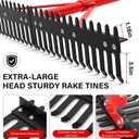Adjustable Aquatic Weed Rake 2026 Upgrade Patents Pending,Heavy Duty Aluminum Pond Rake,Double Sided Floating Lake Rakes for Removal of Weeds, Leaves & Floating Scum