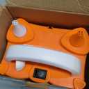 Electric Balloon Pump for Party Decorations  Portable Inflator, Auto Shutoff, Balloon Air Pump Dual Nozzle Rose Red 110V 600W  (Orange)