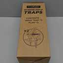 2 Pack Mole Traps,Galvanized Steel Scissor Trap,Reusable Mole Trap Killer,Easy Set Mole Eliminator Trap for Lawns