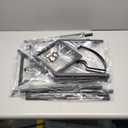 RUILALIFE 2-Tier-Vinyl-Record-Storage-Holder With Dividers, 200 LPs Albums Storage Rack Shelf, Steel Music Records Display Shelf Organizer For Book, Magazine, Files