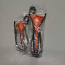 Stareign 2-Pack Rubber Strap Wrench,Oil Filter Wrench Diameter 4" and 6" Heavy Duty Adjustable Blet Wrench for Jar Opener,Water Filter,Plumbing,Sink,Faucet(Orange)