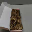 REECHO Ponytail Extension 30" Long Claw Clip Ponytail Extension Curly Wavy Pony Tails Hair Extensions Clip in Synthetic Hairpiece for Women, Medium Blonde with Blonde Highlights