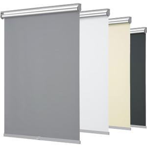 Changshade Cordless Blackout Roller Shades Blinds for Windows,Free-Stop Shades with Valance,Thermal Insulated UV Protection Waterproof Roll Up Window Blinds for Home,Office,Grey