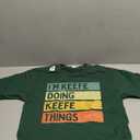 I'm Keefe Doing Keefe Things Funny Personalized Quote T-Shirt, Small, Green