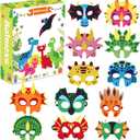 Felt Masks for Kids Party Masks Birthday Masquerade Supplies Decorations Halloween Masks