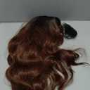 Auburn Wig with Bangs 26Inch Wavy Curly Reddish Brown Hair for Women Tangle Free Beginner Friendly Soft Natural Looking Wigs for Daily Party Use