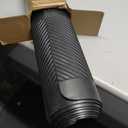 Indoor/Outdoor Rubber Runner Mat, Door Mat For Floor Protection, 27" X 10', Black (9A-110-27C-10)
