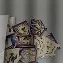 Qunclay 36 Pcs Christmas Nativity Scene Ornaments Wooden Religious Christmas Tree Decorations Birth of Jesus Christian House Xmas Wood Hanging Ornaments for Tree Home Window Xmas Gift (White,Classic)