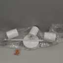 BoostArea LED 3 Light Track Lighting Kit, White 3 Way Ceiling Spot Lighting, Flexibly Rotatable Light Head for Kitchen, Living Room, Bedroom, GU10 Bulb Not Included