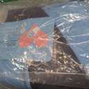 Peteast Splash Pad for Dogs & Kids - Anti-Slip Dog Pool for Large Dogs, 0.58 mm Thickened Durable Outdoor Water Play Mat, Summer Sprinkler Toy for Backyard (51inch)