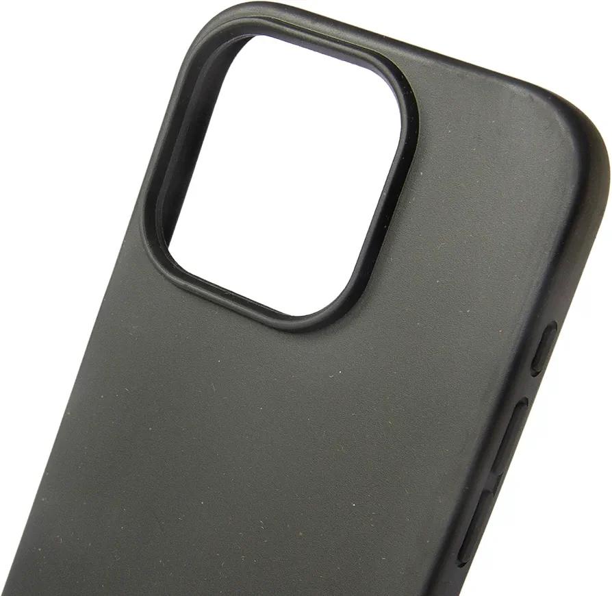 LOAM & LORE Biodegradable Phone Case for iPhone 16 Pro, Plastic Free Eco Friendly Phone Case, Plant Based Compostable iPhone 16 Pro, Premium Zero-Waste Phone Cover (Black)