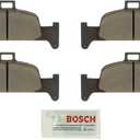 BOSCH BC1897 QuietCast Premium Ceramic Disc Brake Pad Set - Compatible with Select Audi A4, A4 allroad, A4 Quattro, A5 Quattro, A5 Sportback, A6 Quattro, Q5; FRONT