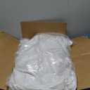 Goose Down Feather Soft Pillows One Pillow 100% Cotton Supportive Bed Pillow Stripe White Color Standard Size 20x26 inch