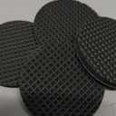 Maricome 2 Inch Bun Feet for Furniture Unfinished Solid Hardwood Round Ottoman/Couch/Sofa Legs Set of 4 M8 Bolt Predrilled