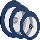 3 Pack Replacement Lids for Pyrex 7200-PC 2 Cup and 7201-PC 4 Cup and 7402-PC 6/7 Cup Glass Containers Bowl Storage Cover Leakproof