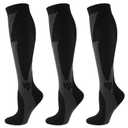 nemokamai Compression Socks for Women Men Circulation Knee High 3 Pairs