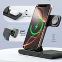 2026 Traveling Portable Wireless Fast Charger for Apple & Android Charging Station, 3 in 1 Charging for iPhone 16 15 14 13 12, Apple Watch Series & Air pods 4 3 2 Pro, Samsung Galaxy-Gifts for Family (White)