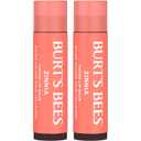 Burt's Bees 100% Natural Tinted Lip Balm, Zinnia, 0.15 Oz, Pack of 2