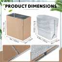 Nuanchu 50 Pcs Insulated Shipping Box with Liner Bag, 9" x 5" x 6"