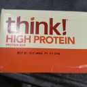 think! Protein Bars, High Protein Snacks, Gluten Free, High Fiber, Peanut Butter Chocolate Chunk, 10 Count BBD:01-07-26