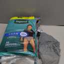 Depend Fresh Protection Adult Diapers, Incontinence Underwear for Men, Disposable, Maximum, Small/Medium, Grey, 31 Count