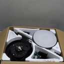 Ceiling Fan with Light and Remote, 52 Inch Ceiling Fans with Lights, Downrod Mount, Reversible DC Motor, 3CCT, Dimmable, Quiet, Black Ceiling Fan for Bedroom, Livingroom Indoor/Outdoor Use