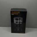 Dual-Head Electric Citrus Juicer, Lemon Squeezer with Power Cord and Cleaning Brush, 1-Button Automatic Juicer Machine for Orange, Lemon, Lime, Easy to Clean & Use, Built-in Cutter(Black)