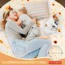 Gifts for Women Tortilla Blanket Adult Size 71 Inch, Graduation Gifts for Men and Women, Baptisms Gifts for Girl, Taco Food Burrito Blanket for Adult, Flannel Blanket Funny Gifts for Girlfriend (Beige)