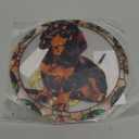 Christmas Ornament, Stained Glass for Xmas Tree, Christmas Tree Dachshund