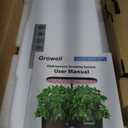 Growell Hydroponics Growing System Kit, 16 Pods Indoor Garden with 28W Full Spectrum LED Grow Light, Auto Timer, 3 Smart Light Modes, 8L Large Herb Garden, Ideal Gardening Gift for Women, Men (White)