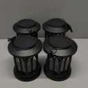 WdtPro 4 Pack Solar Lantern Outdoor Lights, Upgraded Bright Solar Lanterns Outdoor Waterproof, Hanging Solar Powered Lantern Over 12Hrs Lights for Outside Garden Yard Patio Tree Path Decor