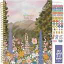 Bloom Daily Planners 2026 Planner (January To December) - 8.5 X 11 Weekly & Monthly Dated Agenda Organizer Book With Stickers & Tabs - Flexible Soft Cover - Wildflower Mountainside