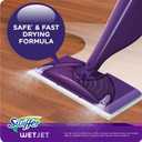 Swiffer WetJet Multi-Purpose and Hardwood Liquid Floor Cleaner Solution Refill, with Gain Scent, 42.2 fl oz each, (Pack of 2)