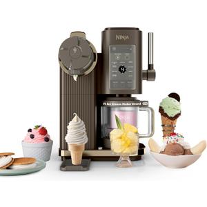 Ninja Creami Scoop & Swirl 13-in-1 Ice Cream and Soft Serve Maker, NC701BR