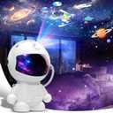 Astronaut Planetarium Projector for Bedroom, 12 Image Discs, Galaxy Projector Star Night Light, Ceiling Mood Lighting, LED Space Galaxy Lamp, Kids Adults Room Decor