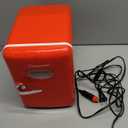 Skincare Fridge - 4L Mini Fridge for Bedroom, Office and Car, for Refrigerating Makeup, Skincare and Food, Cooler and Warmer, Beverage Cooler, Red