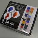 Perfect Curve CapRack | Over-The-Door Hat Organizer for Baseball Caps | 2 Straps, Holds 18-36 Adjustable Caps | Black