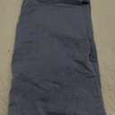 F.Y.Dreams 100% Washed Cotton Duvet Cover for Weighted Blanket 48x72 inches with 8 Ties,Zipper on Long Side/Demin Blue/Just Duvet Cover
