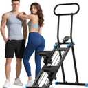HXD-ERGO Stair Stepper for Home, New Version 6 Adjustable Resistance Vertical Climber Cardio Exercise Machine, Folding Stair Climber for Full Body Workout with Adjustable Handlebar