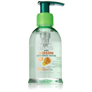 Garnier Fructis Sleek & Shine Anti-Frizz Serum, Frizzy, Dry, Unmanageable Hair, 5.1 fl. oz.
