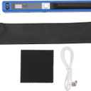 Portable Scanner A4 Document Photo Scanner, Handheld Scanner for Business, Photos, Pictures, Receipts, Books, JPG PDF Format Selection, Up to 900 DPI