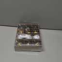 Leinuosen 12 Pcs Neutral Textured Christmas Ball Ornaments, 2.36 inch Vintage Copper Glitter Brown White Black White Painted Plastic Rustic Hanging Balls for Xmas Tree Farmhouse Decor