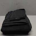 Amazon Basics 6 Piece Oversized Fade resistant Towel set, 100% Cotton towels for bathroom, soft and absorbent, 2 Bath Towels, 2 Hand Towels and 2 Washcloths bathroom towel set, Black