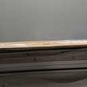 Treocho Wooden Kids Table and Chair Set with Reversible Tabletop, 2 In 1 Toddler Desk with Storage Drawers, Kids Activity Table with Blocks Building Baseplate for Playing, Reading, Drawing, White