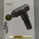 Everlast Beast Deep Tissue Massage Gun, 6-Speed, Rechargeable, Black