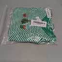 ZAXARRA Baby Christmas Sweatshirt Romper Striped Waffle Knit Jumpsuit Christmas Tree Embroidery Cute Boy Girl Holiday Outfit (Green)