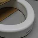 Carex Elongated Hinged Toilet Seat Riser, Adds 3.5 Inches of Height to Toilet, 300 Pound Weight Capacity, Raised Toilet Seat