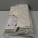 DIMJ Drawer Organizer Clothes, 12 Pack Dresser Organizer, Foldable Closet Organizers and Storage, Fabric Dresser Bins, Drawer Dividers for Nursery, Baby Clothes, Underwears, Sock (Beige)