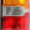 ECOTRIC Tail Light Lamp w/Bulb(s) Compatible with 1995-2000 Toyota Tacoma Truck Replace for TO2801116 8155004030 Rear Taillight Signal Brake Light Passenger Side Right RH